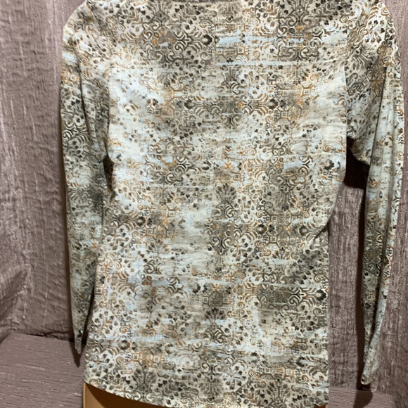 Sonoma Knit Top Blouse Cream Brown XL🌀 - Picture 9 of 13